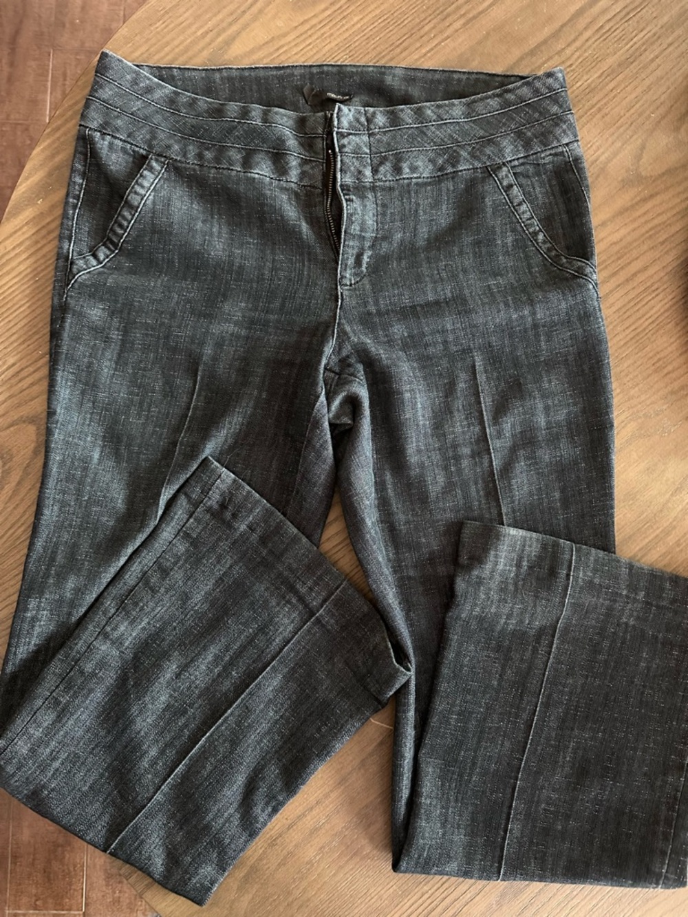 Maurice’s Dark Gray Women’s Dress Trouser Jeans - Classic Stretch Fit